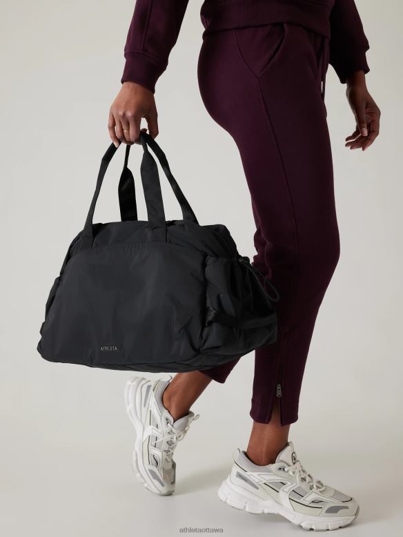 Athleta All About Duffle Women Black Accessories VHFL21024