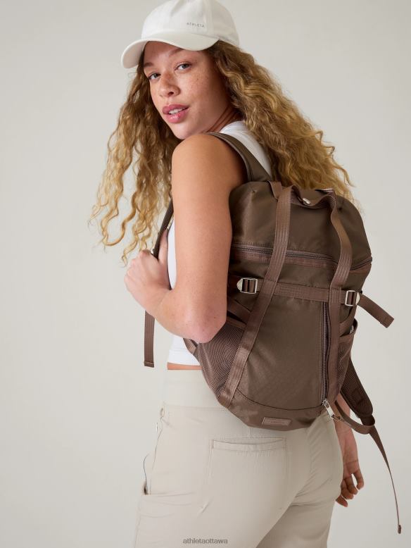 Athleta Excursion Backpack Women Pyrite Accessories VHFL2995