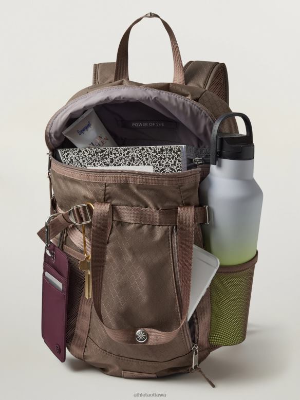 Athleta Excursion Backpack Women Pyrite Accessories VHFL2995