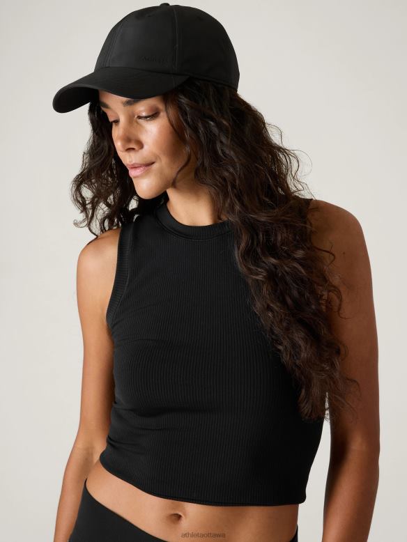 Athleta Cap Women Black Accessories VHFL2959