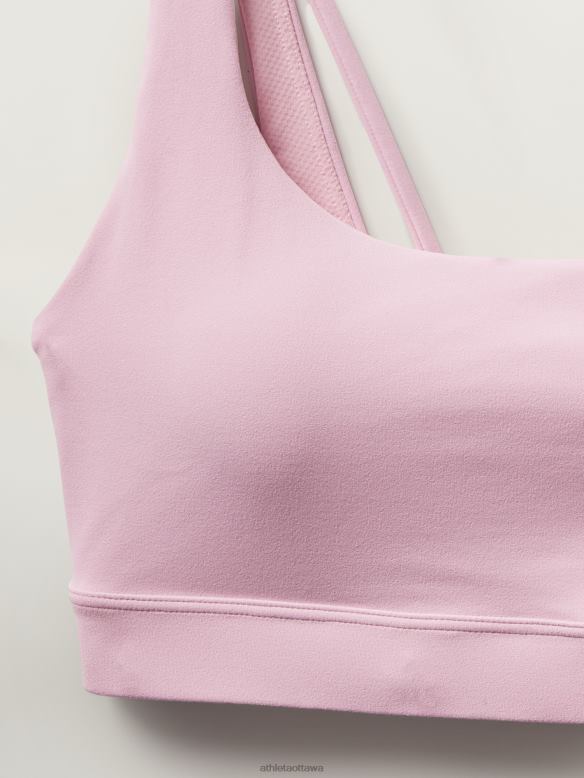 Athleta Exhale Bra A-C Women Begonia Bras & Underwear | VHFL2700