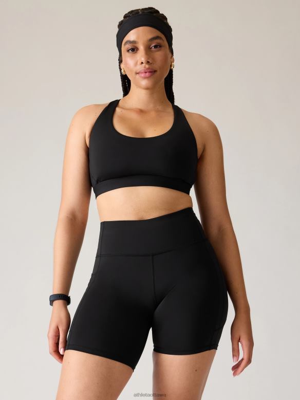 Athleta Ultimate Bra A-C Women Black Bras & Underwear | VHFL2660