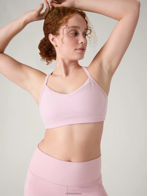 Athleta Vital Bra A-C Women Begonia Bras & Underwear | VHFL2727