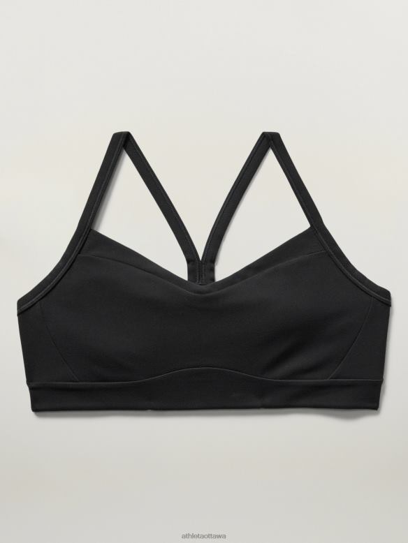 Athleta Vital Bra A-C Women Black Bras & Underwear | VHFL2674