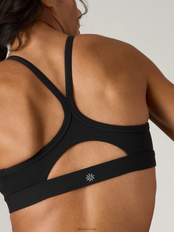 Athleta Vital Bra A-C Women Black Bras & Underwear | VHFL2674