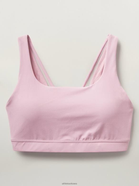 Athleta Exhale Bra D-DD+ Women Begonia Bras & Underwear | VHFL2699