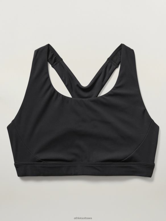 Athleta Ultimate Bra D-DD+ Women Black Bras & Underwear | VHFL2661