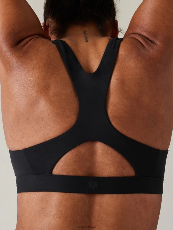 Athleta Ultimate Bra D-DD+ Women Black Bras & Underwear | VHFL2661