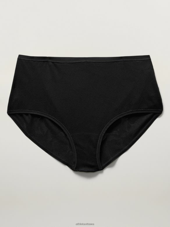 Athleta Ritual Boyshort Underwear Women Black Lace Bras & Underwear | VHFL2640