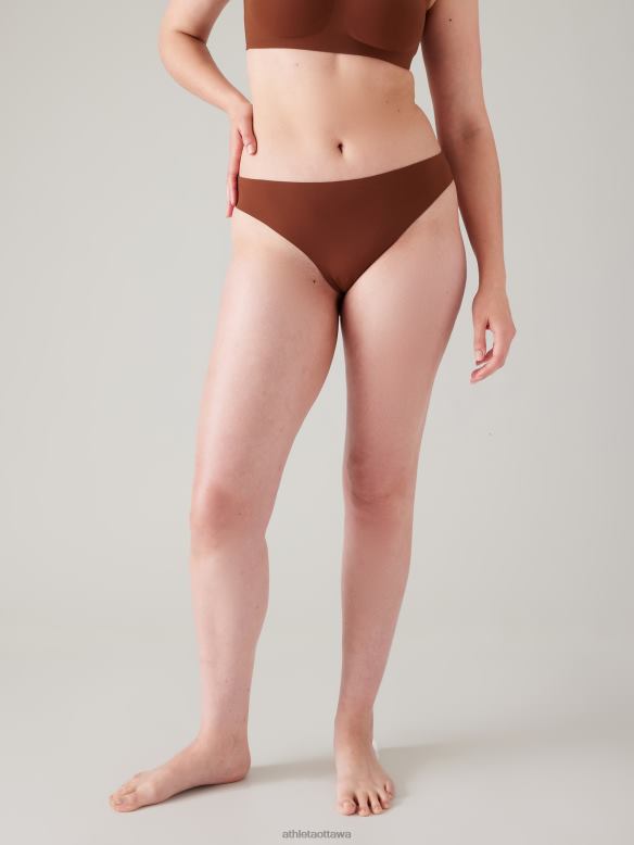 Athleta Ritual Thong Underwear Women Ancient Mahogany Bras & Underwear | VHFL2705