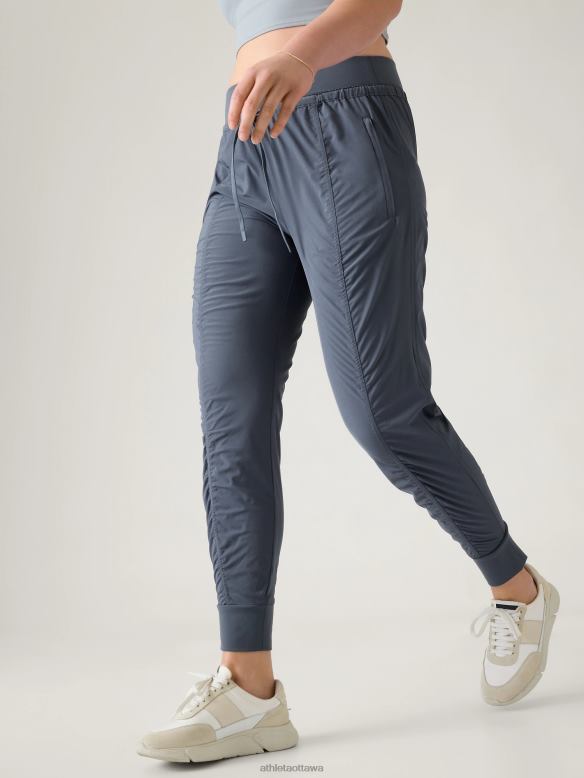 Athleta Attitude Jogger Women Granite Blue Clothing VHFL2151