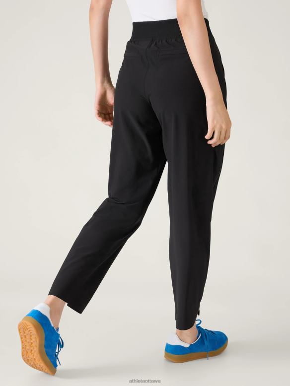 Athleta Brooklyn Ankle Utility Pant Women Black Clothing VHFL2152