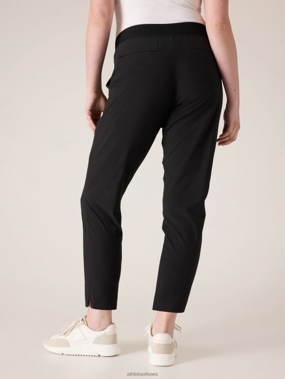 Athleta Brooklyn Ankle Utility Pant Women Black Clothing VHFL2152