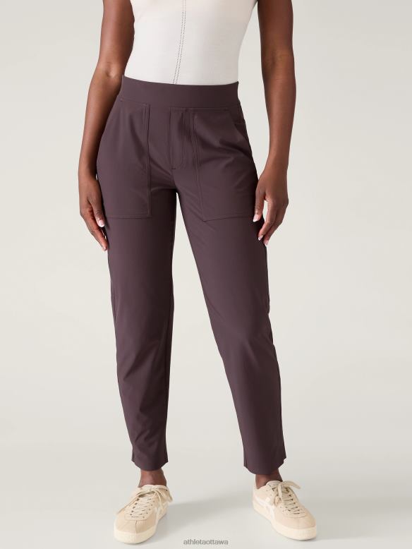 Athleta Brooklyn Ankle Utility Pant Women Shale Clothing VHFL23