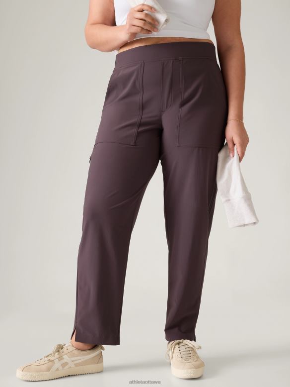 Athleta Brooklyn Ankle Utility Pant Women Shale Clothing VHFL23