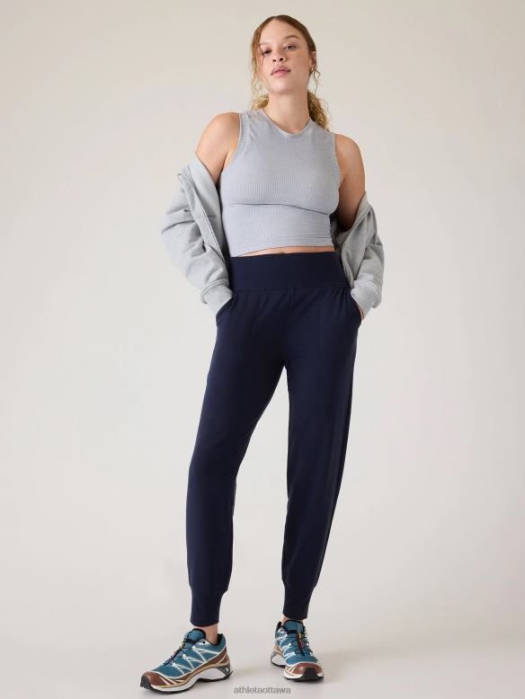 Athleta Coaster Luxe Jogger Women Navy Clothing VHFL270