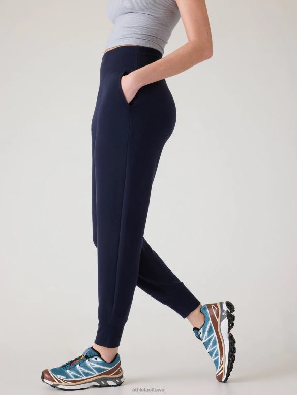 Athleta Coaster Luxe Jogger Women Navy Clothing VHFL270