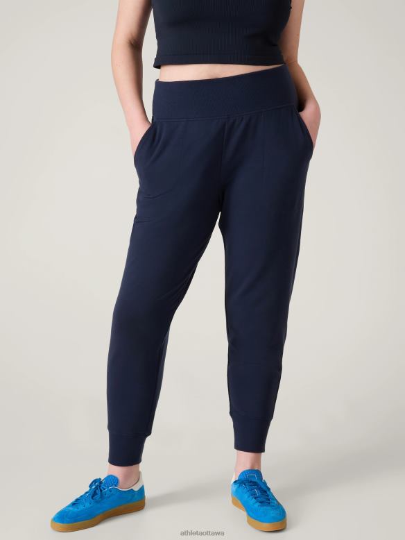 Athleta Coaster Luxe Jogger Women Navy Clothing VHFL270