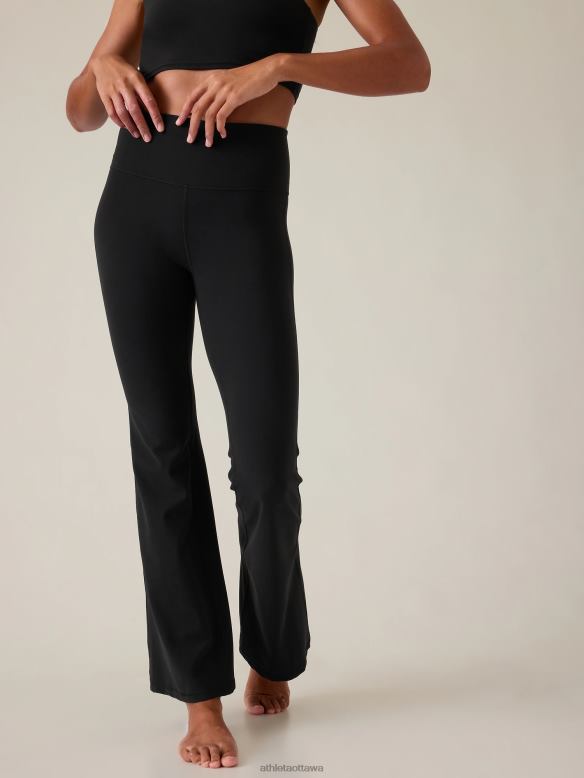 Athleta Elation Flare Pant Women Black Clothing VHFL2176