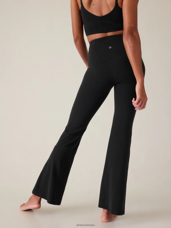 Athleta Elation Flare Pant Women Black Clothing VHFL2176