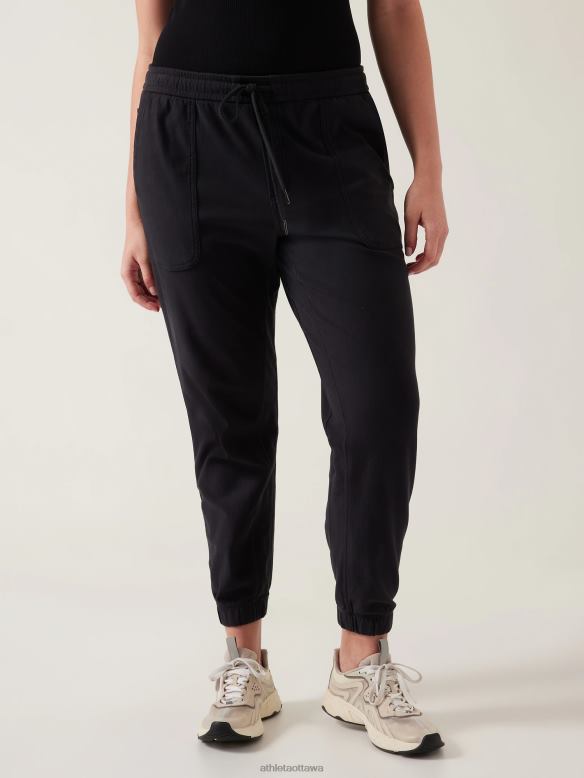 Athleta Farallon Jogger Women Black Clothing VHFL214