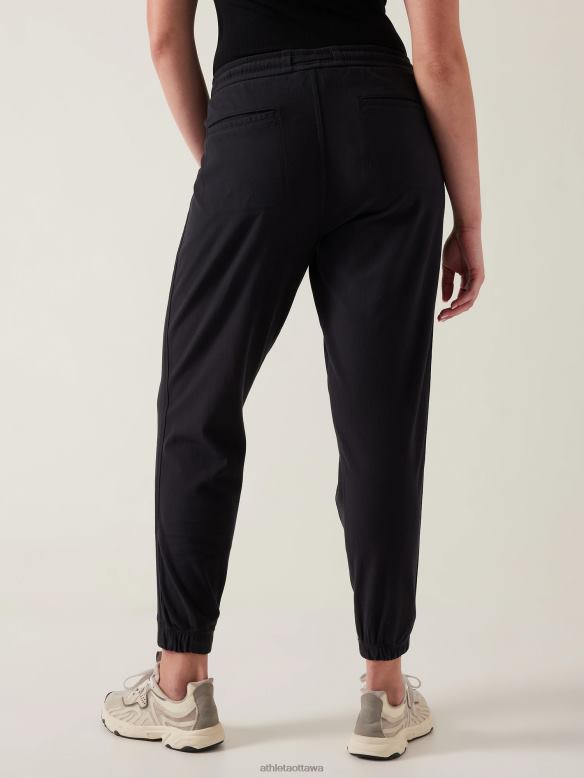 Athleta Farallon Jogger Women Black Clothing VHFL214