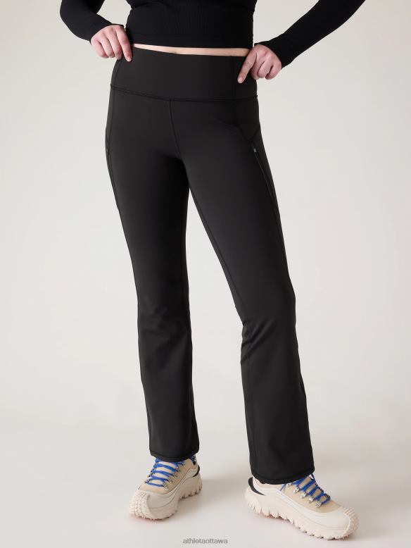 Athleta Rainier Bootcut Pant Women Black Clothing VHFL261