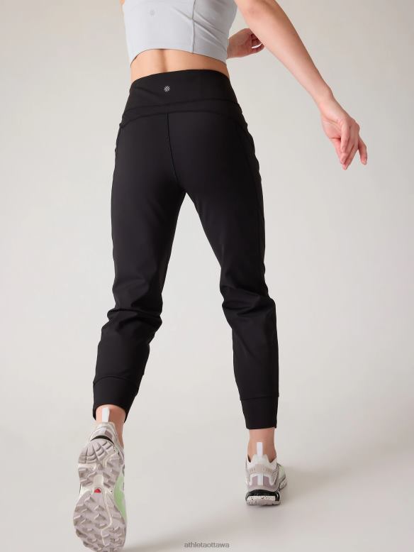 Athleta Rainier Jogger Women Black Clothing VHFL234