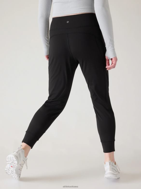 Athleta Rainier Jogger Women Black Clothing VHFL234