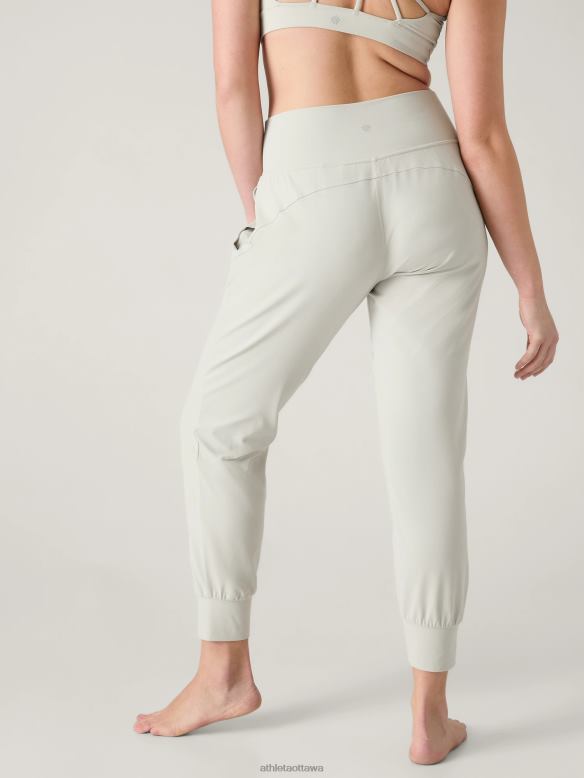 Athleta Salutation Jogger Women Abalone Grey Clothing VHFL265