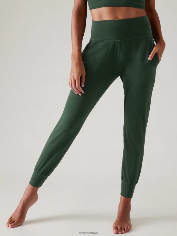 Athleta Salutation Jogger Women Seaweed Snack Clothing VHFL235