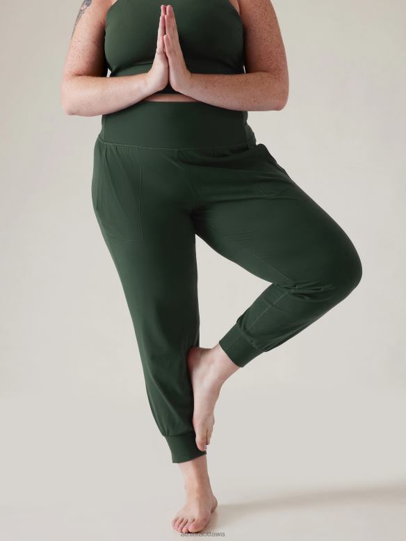 Athleta Salutation Jogger Women Seaweed Snack Clothing VHFL235