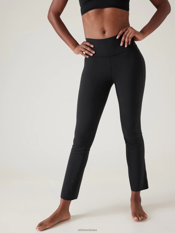 Athleta Transcend Stash Straight Leg Pant Women Black Clothing VHFL256