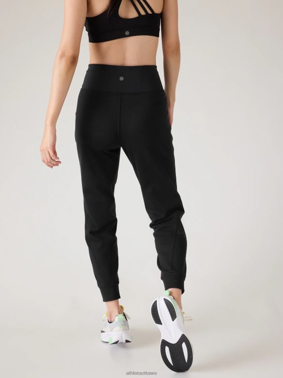 Athleta Unstoppable Jogger Women Black Clothing VHFL247