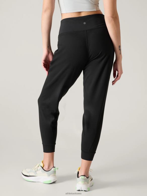 Athleta Unstoppable Jogger Women Black Clothing VHFL247