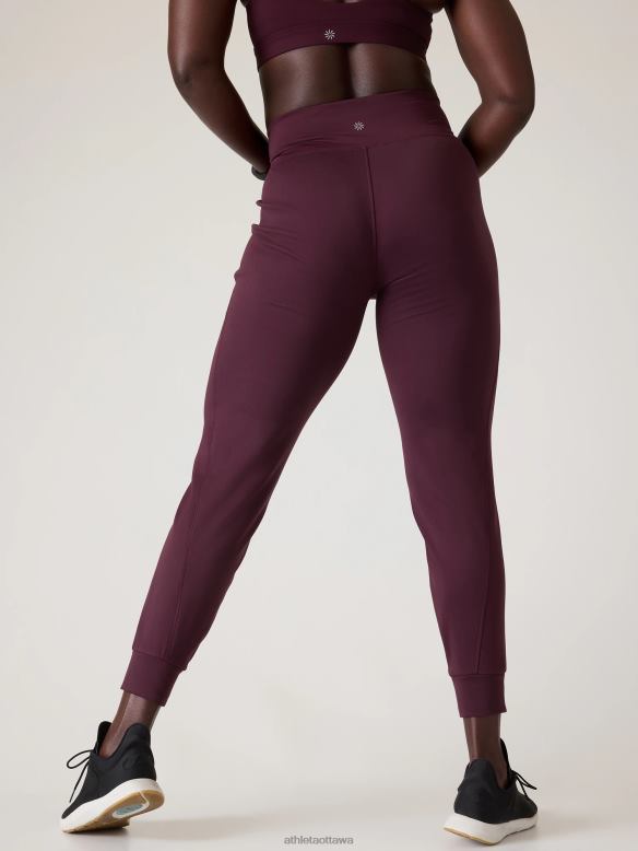 Athleta Unstoppable Jogger Women Spiced Cabernet Clothing VHFL2120