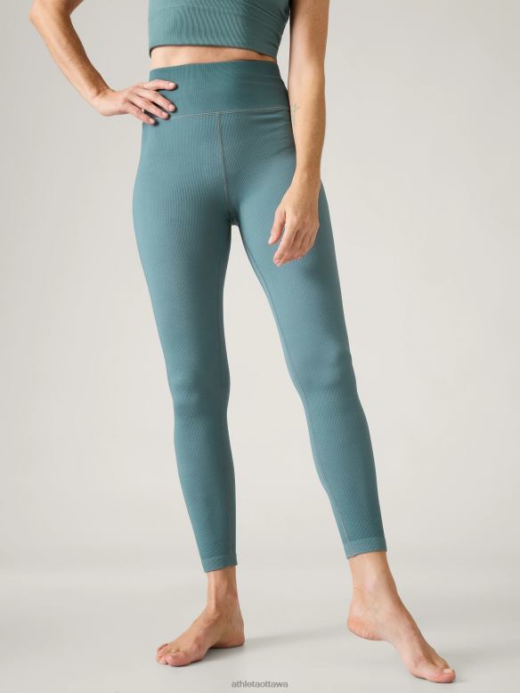 Athleta Aurora Seamless Tight Women Oxidized Green Clothing VHFL2103