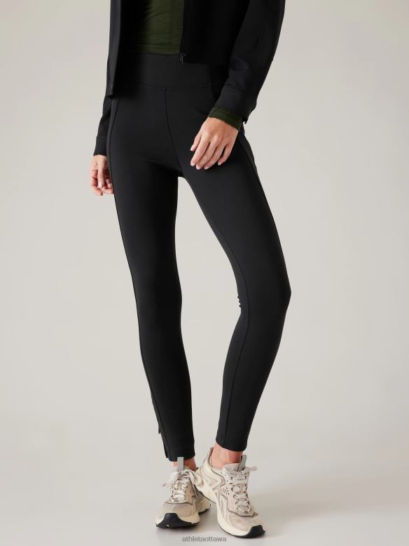 Athleta Delancey Skyline Tight Women Black Clothing VHFL272