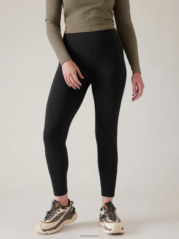 Athleta Delancey Skyline Tight Women Black Clothing VHFL272