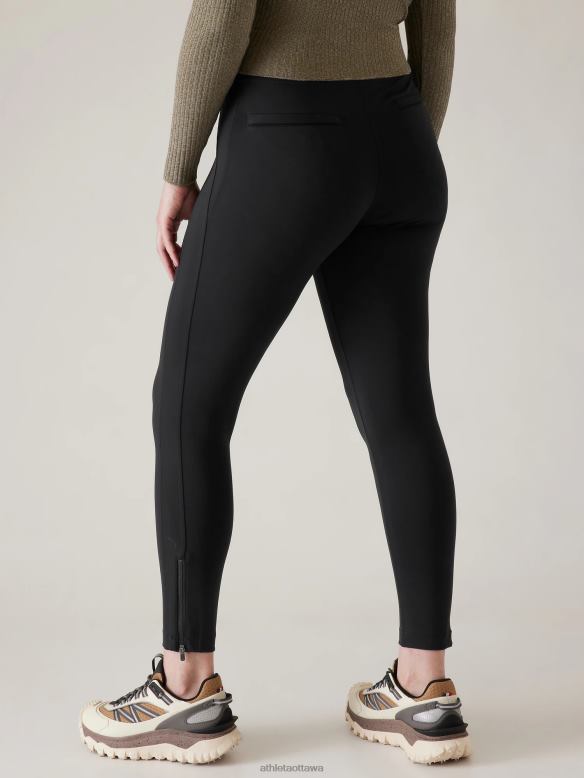 Athleta Delancey Skyline Tight Women Black Clothing VHFL272