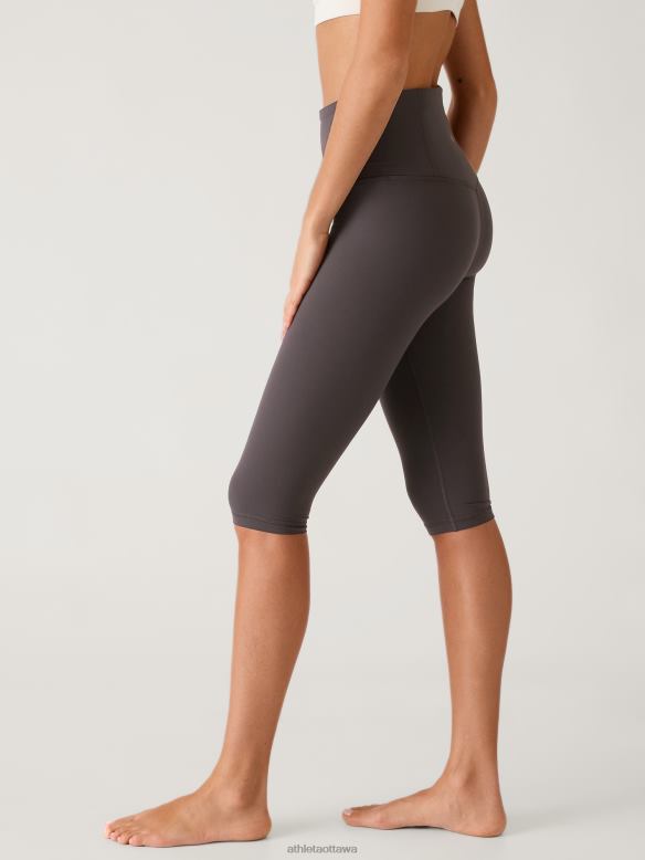 Athleta Elation Crop Women Shale Clothing VHFL2163