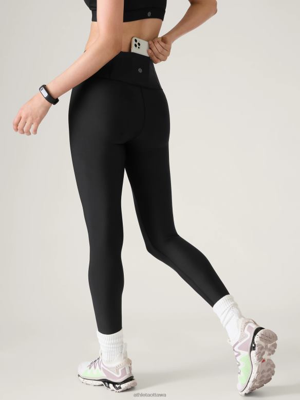 Athleta Interval Tight Women Black Clothing VHFL2178