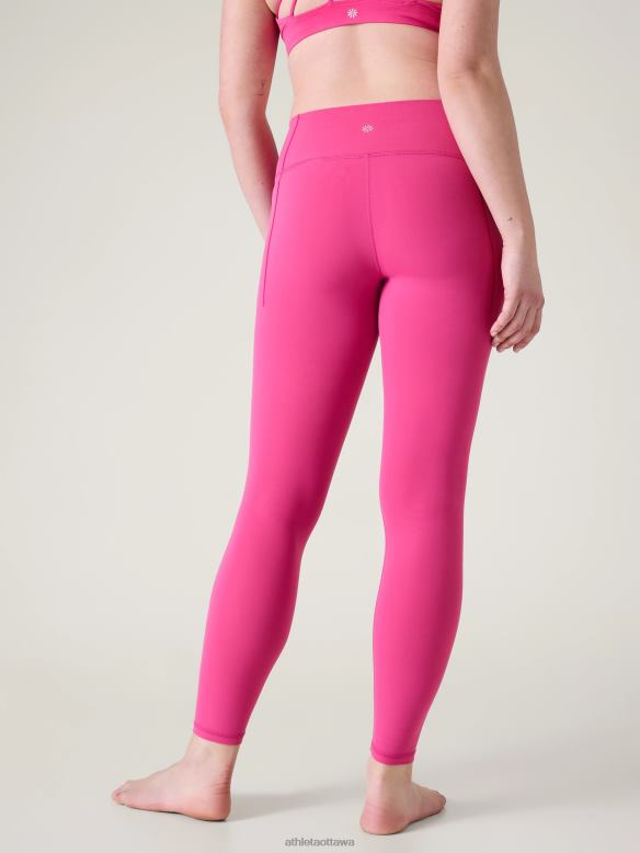 Athleta Transcend Stash Tight Women Iceplant Pink Clothing VHFL246