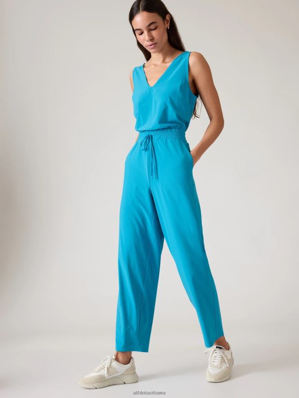 Athleta Avenue Jumpsuit Women Pacific Clothing VHFL2755