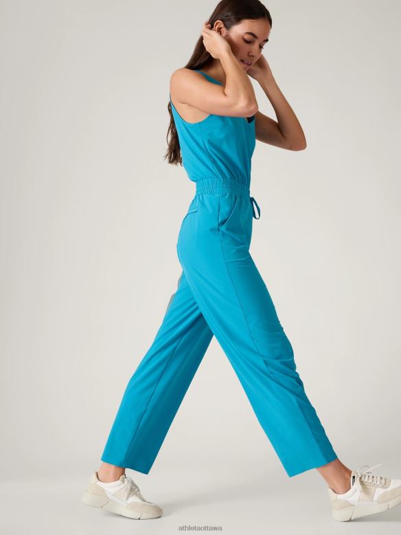 Athleta Avenue Jumpsuit Women Pacific Clothing VHFL2755