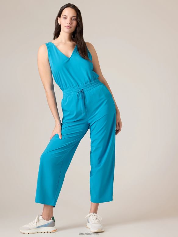 Athleta Avenue Jumpsuit Women Pacific Clothing VHFL2755