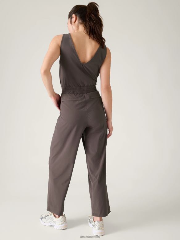 Athleta Avenue Jumpsuit Women Shale Clothing VHFL2758