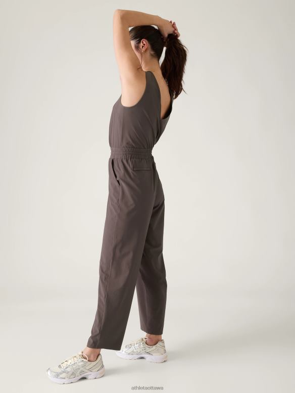 Athleta Avenue Jumpsuit Women Shale Clothing VHFL2758