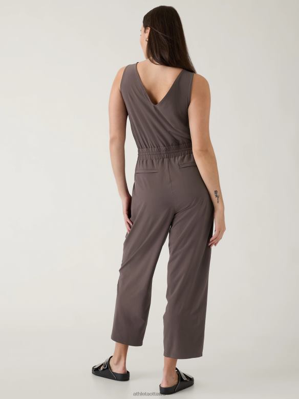 Athleta Avenue Jumpsuit Women Shale Clothing VHFL2758