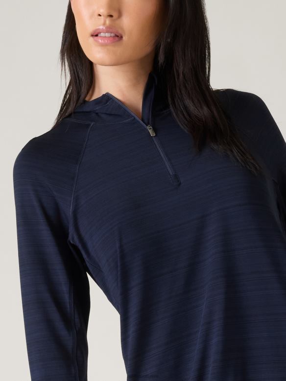 Athleta Pacifica Shores Coverup Women Navy Clothing VHFL2757